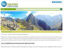 Tablet Screenshot of bionaturista.info
